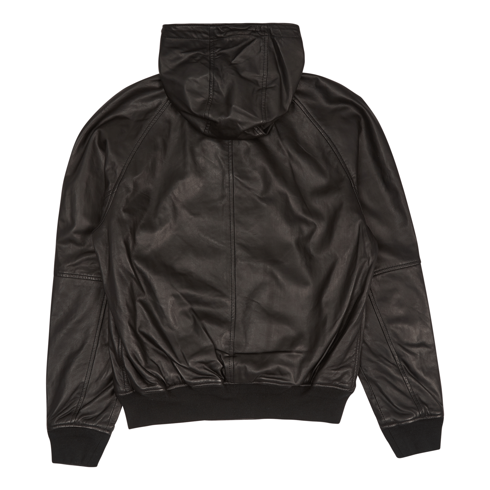 Hd Varsity-lined-bomber Polo Black