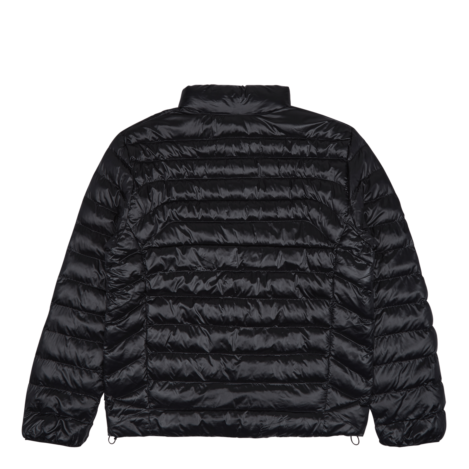 Packable Water-Repellent Jacket Polo Black Glossy