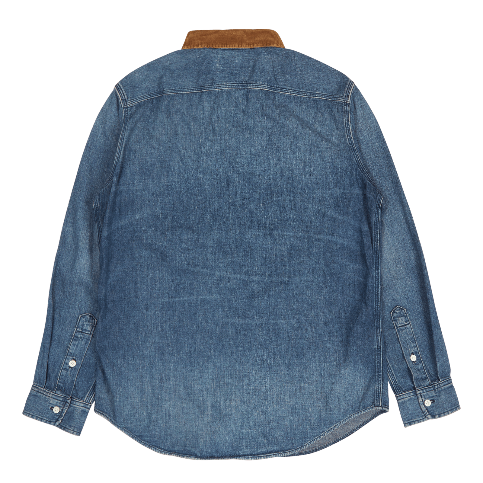 Classic Fit Denim Corduroy-Collar Shirt Northgrove