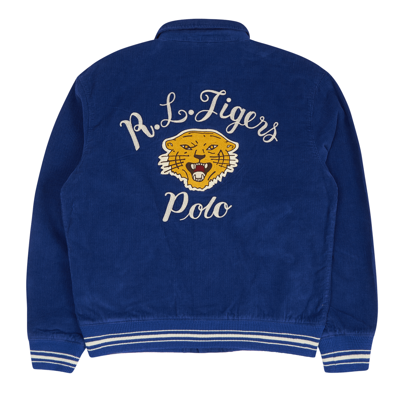 Corduroy Varsity-Inspired Jacket Heritage Royal