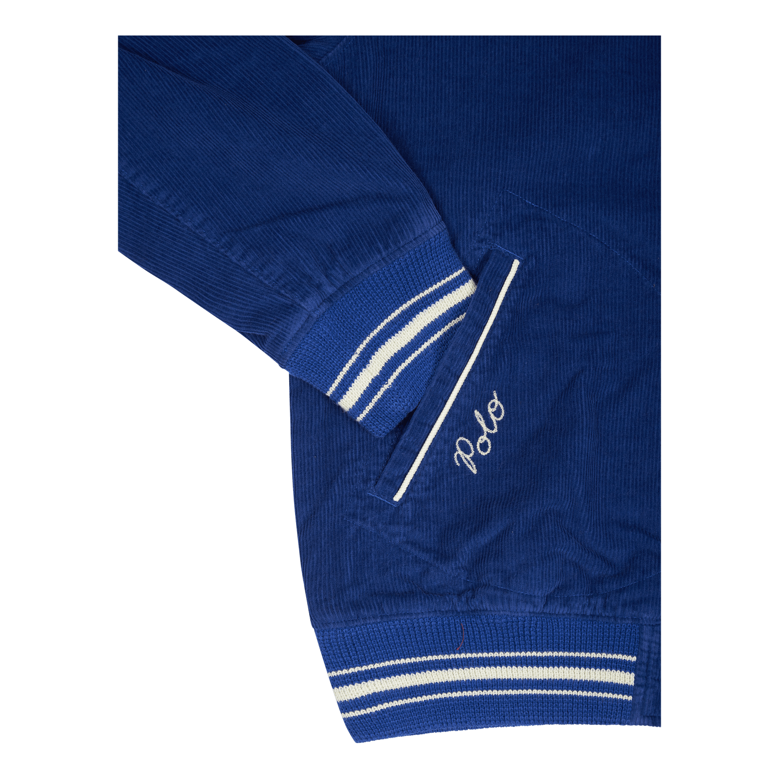 Corduroy Varsity-Inspired Jacket Heritage Royal