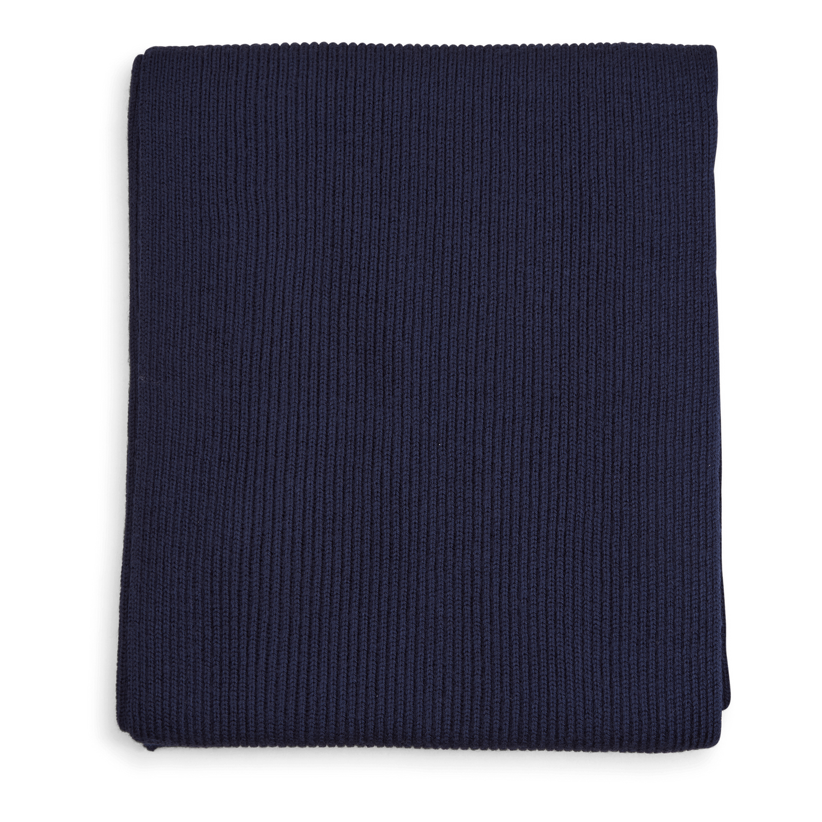 Signature Pony Wool Scarf Hunter Navy