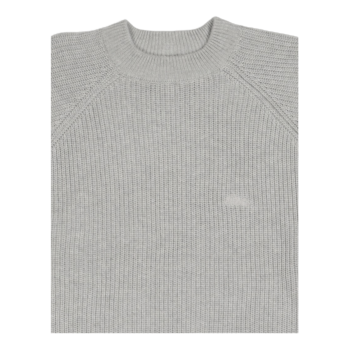 Abc. 123. Ribbed Crewneck Jasper Grey