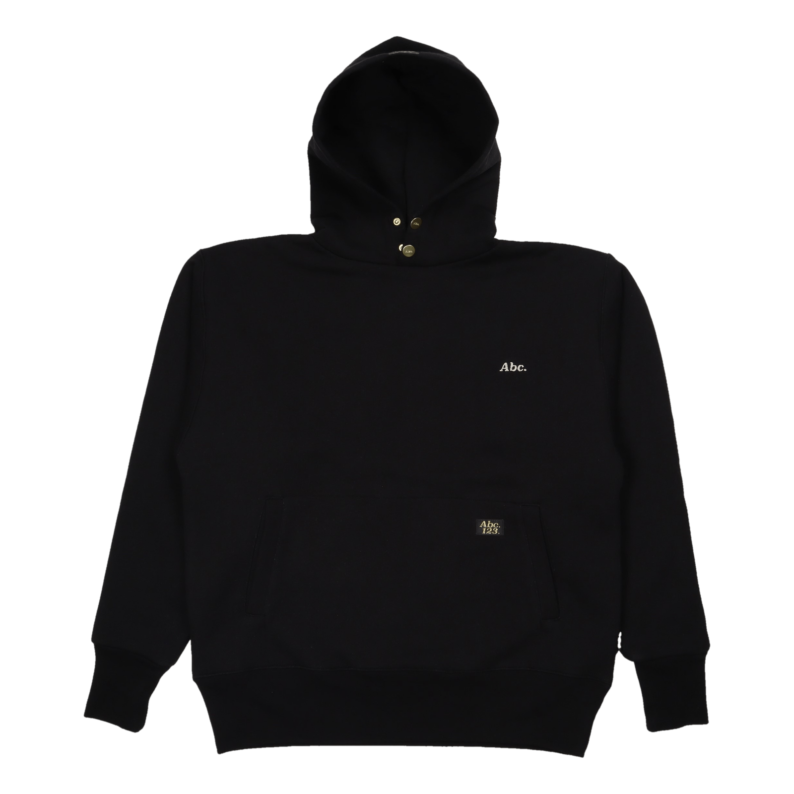 Abc. 123. Dbl Weight Pullover Anthracite Black