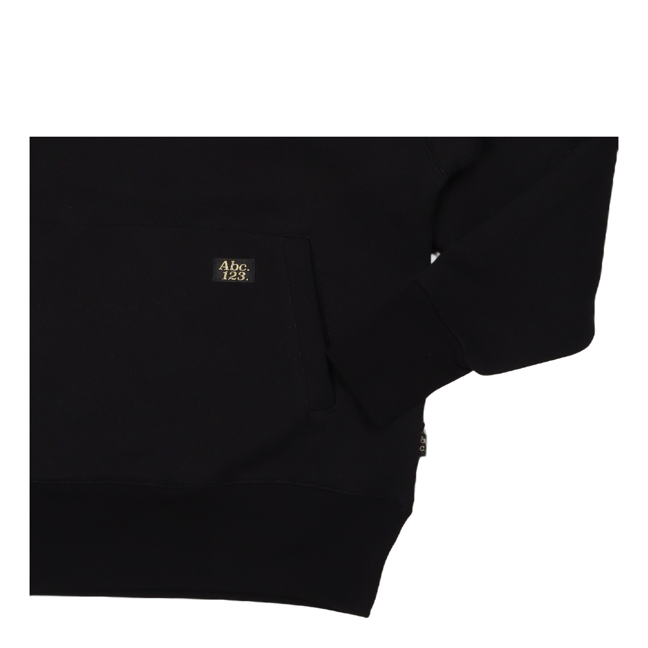 Abc. 123. Dbl Weight Pullover Anthracite Black