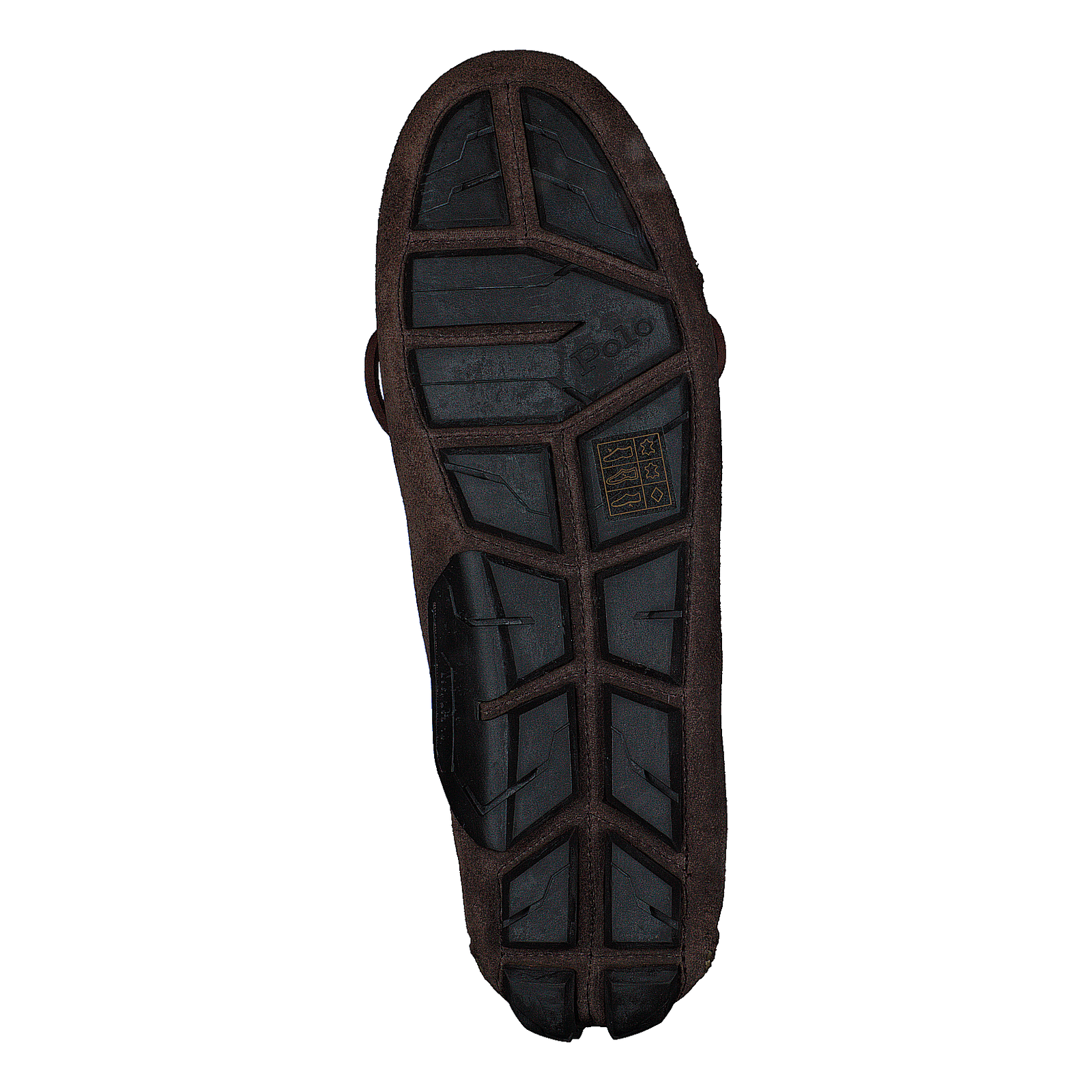 Anders Tasseled Suede Driver Chocolate Brown