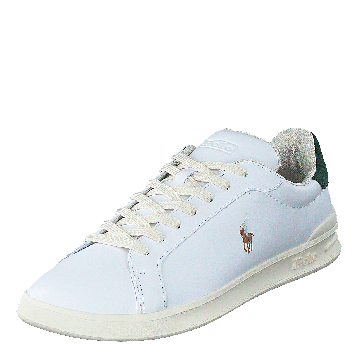 Heritage Court II Leather Sneaker White / College Green