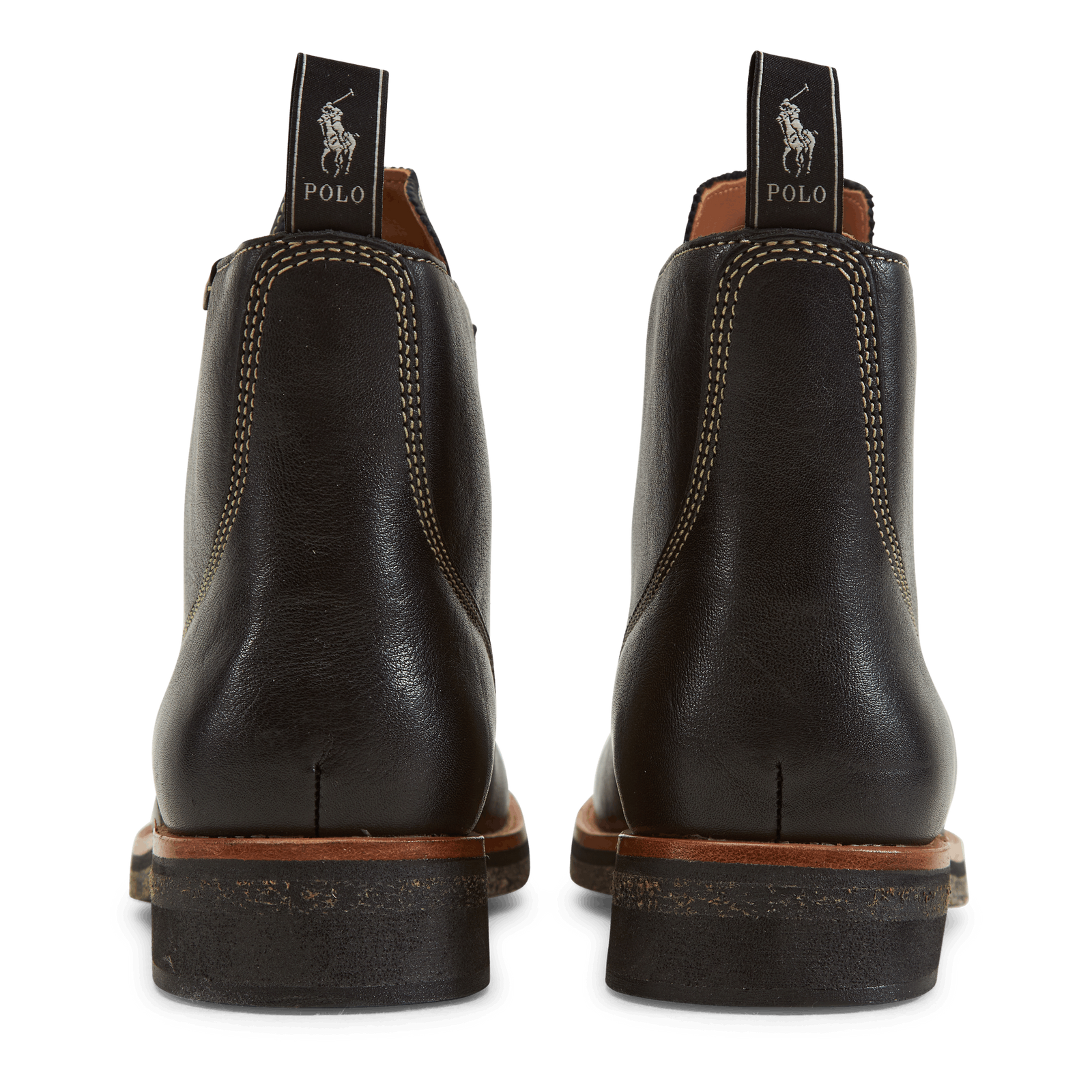 Tumbled Leather Boot Black