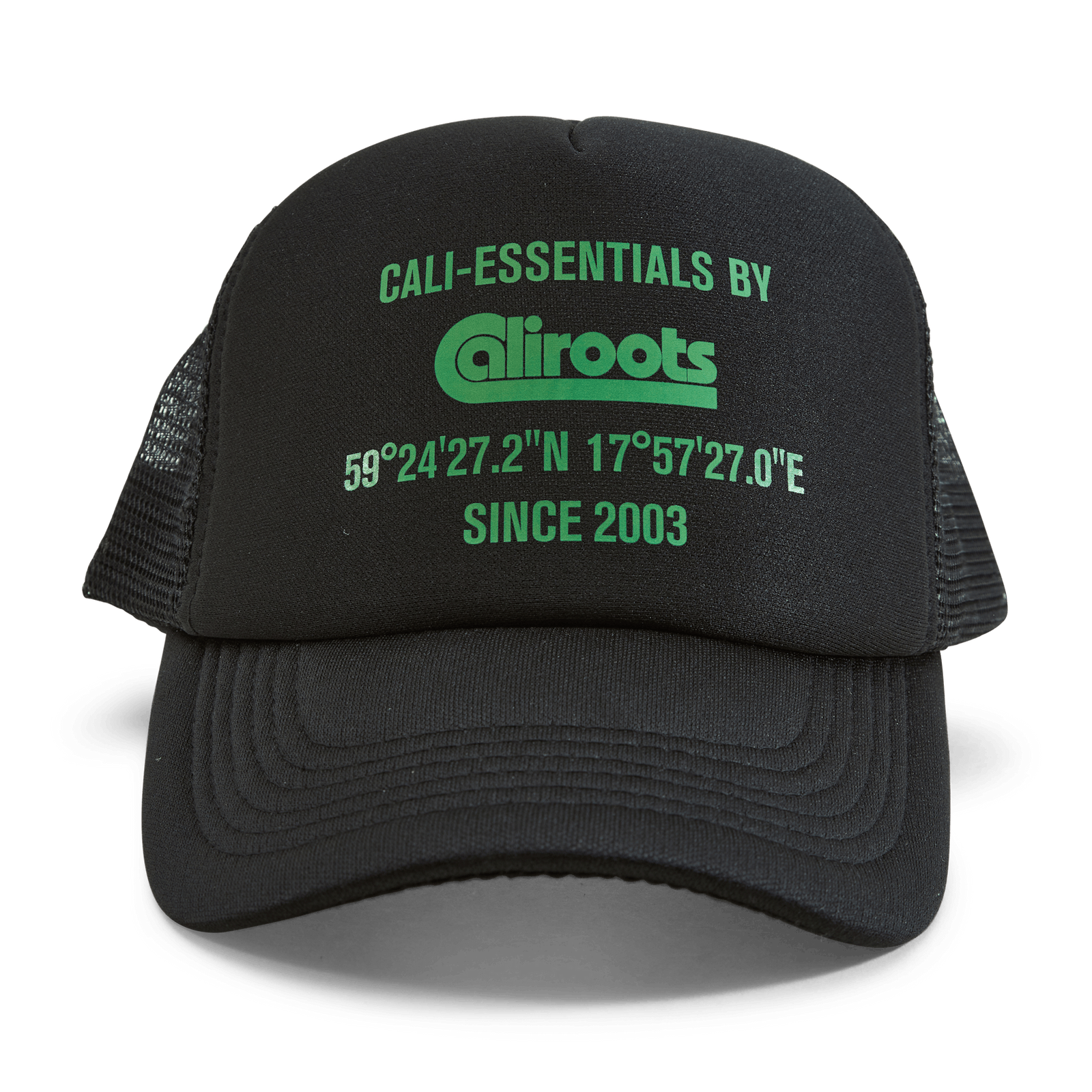 Cali Trucki Cap Gps Black/black