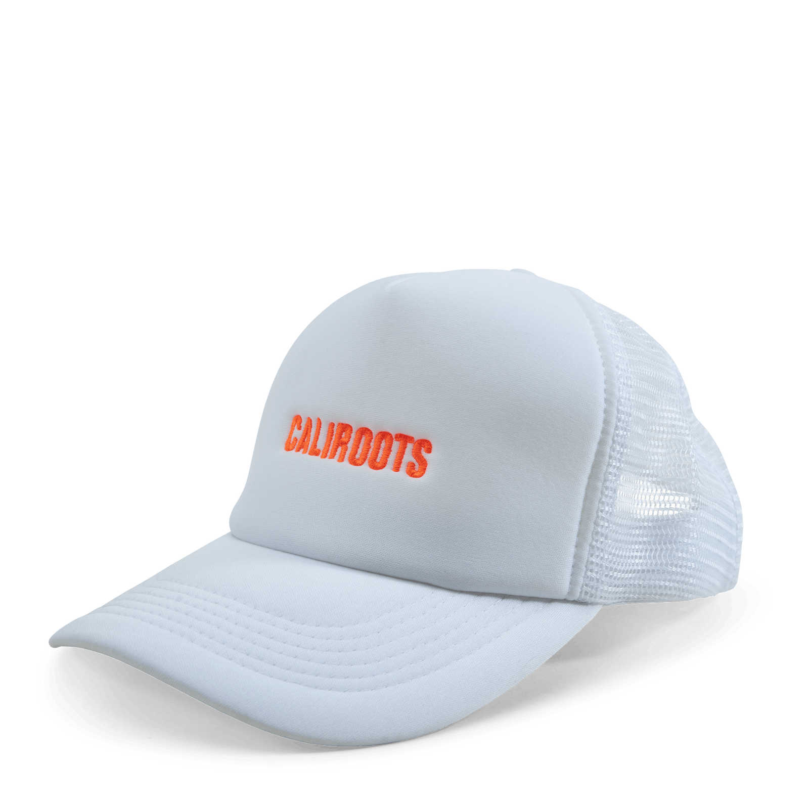 Cali Trucki Cap Embro All White/orange