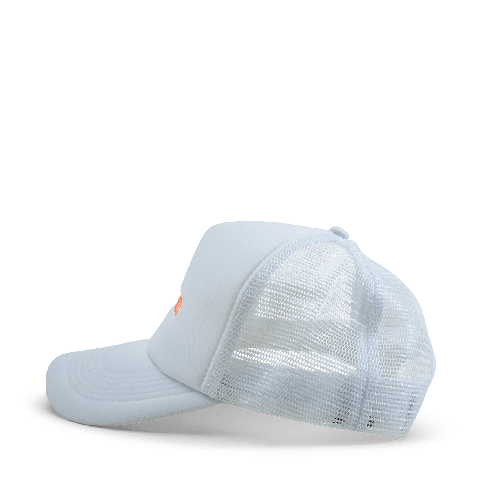 Cali Trucki Cap Embro All White/orange