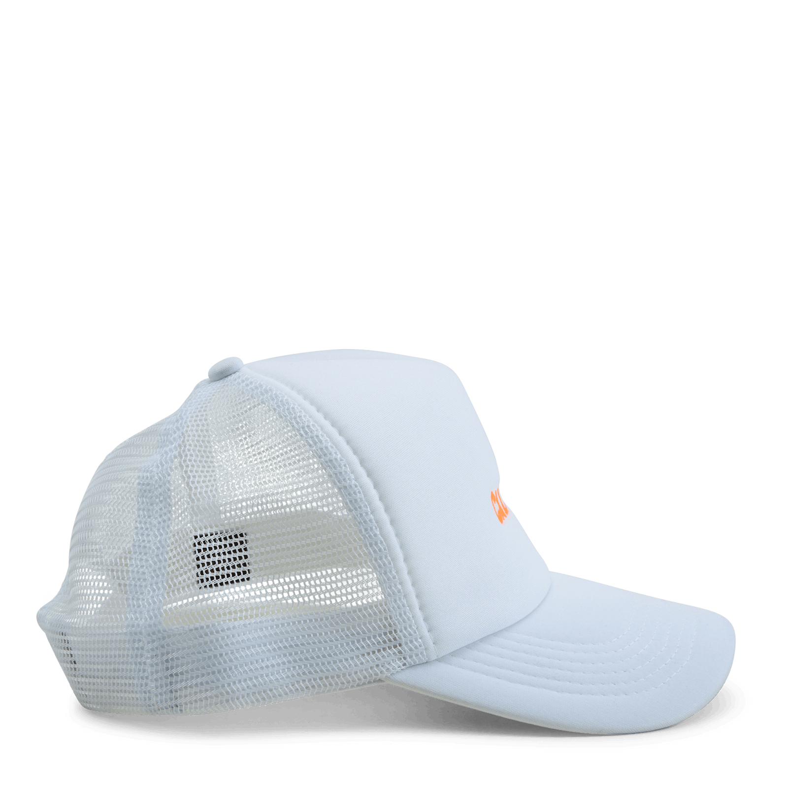 Cali Trucki Cap Embro All White/orange