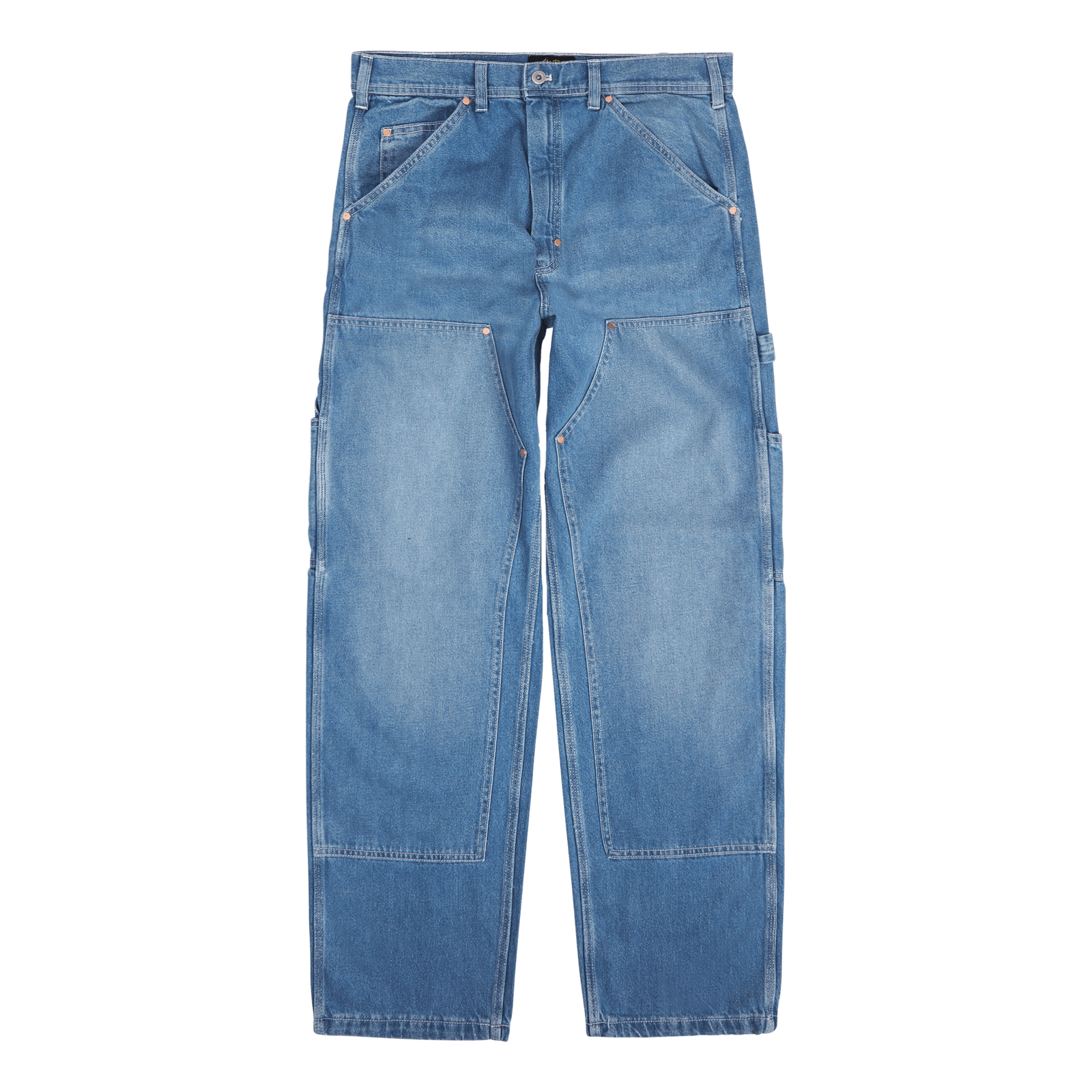 Double Knee Pant Vintage Stonewash Denim