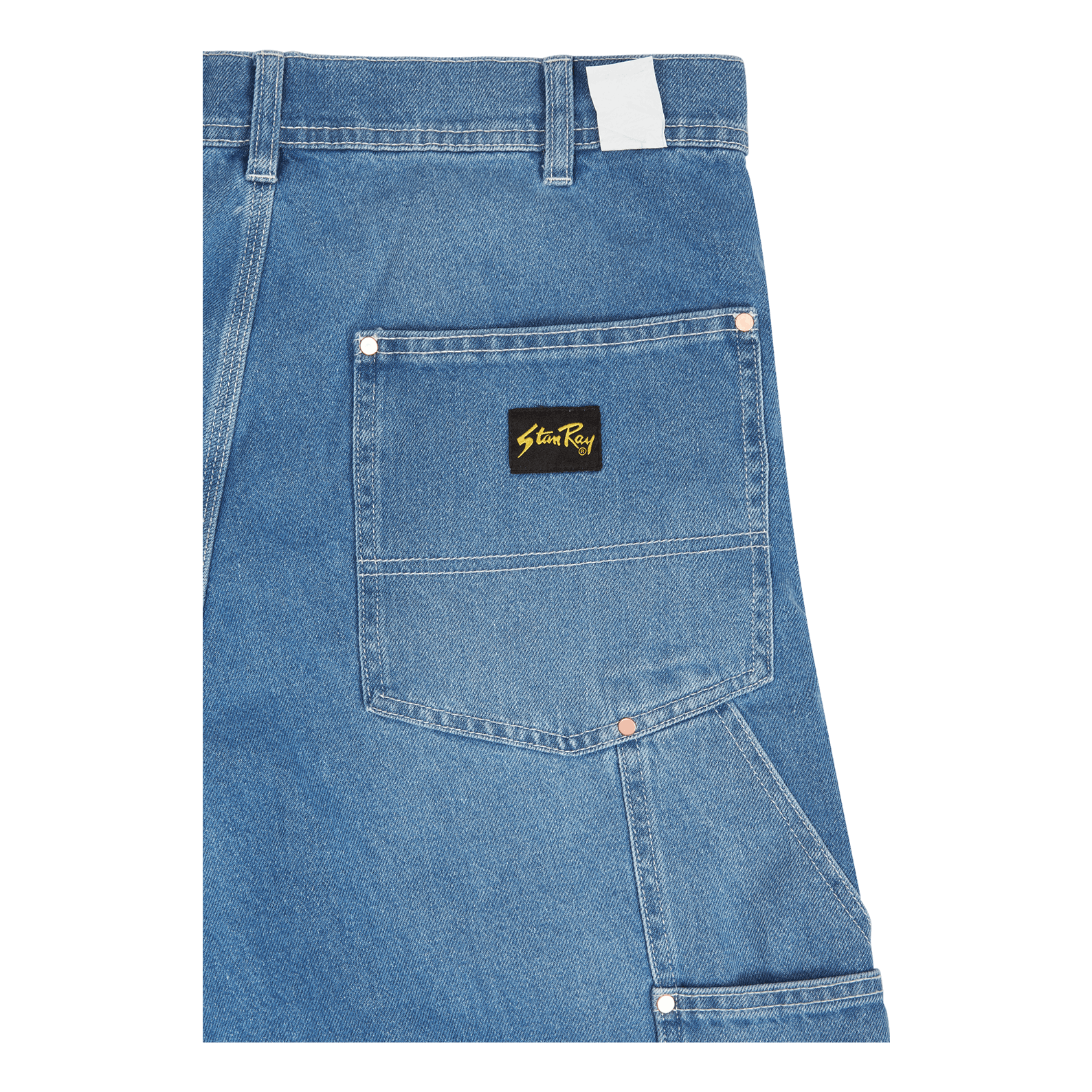 Double Knee Pant Vintage Stonewash Denim