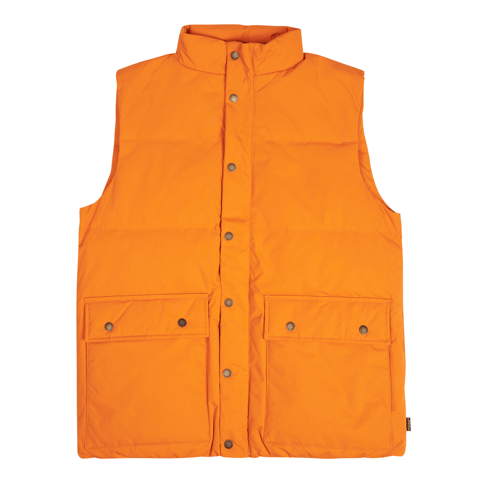 Down Vest Orange