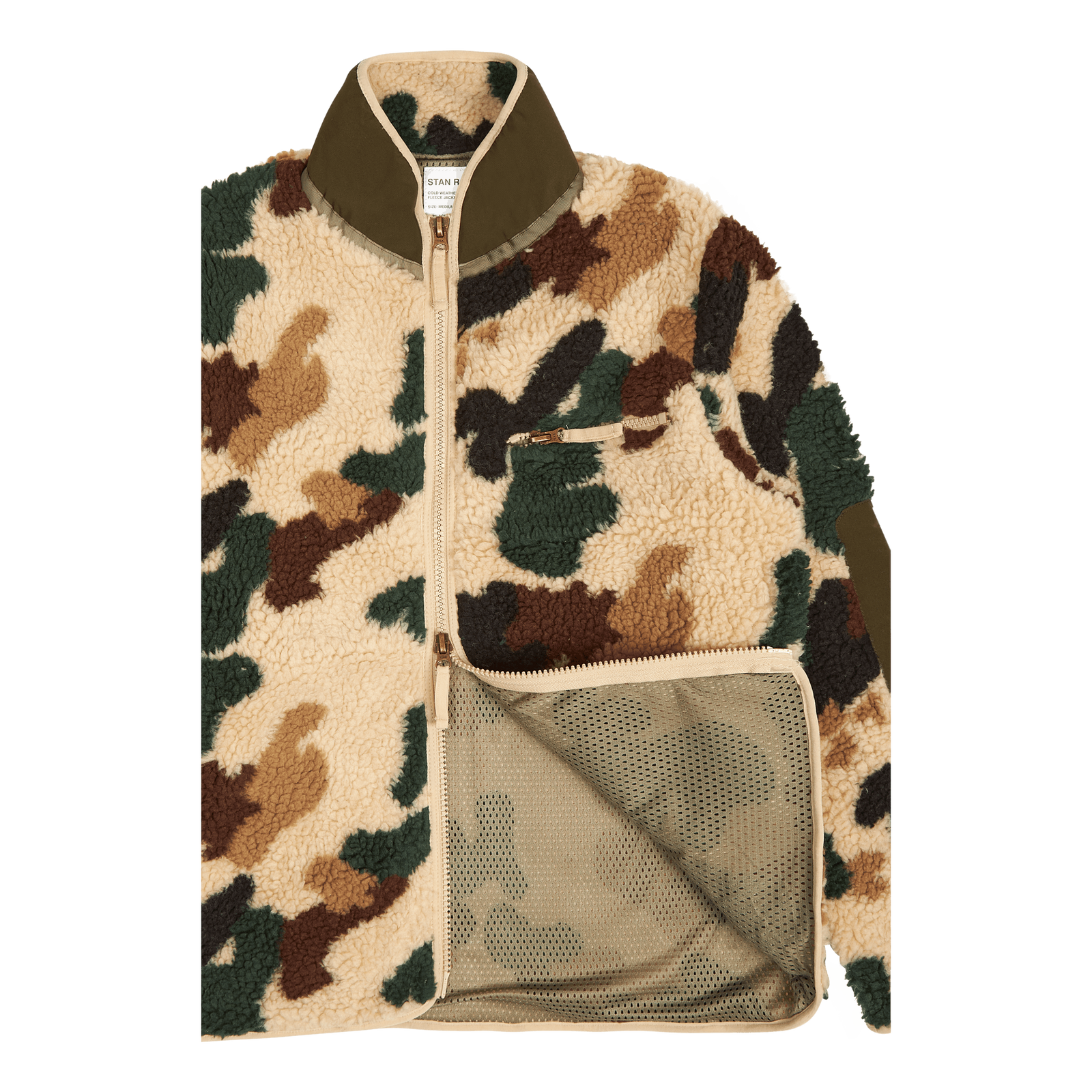 High Pile Fleece Stan Duck Camo