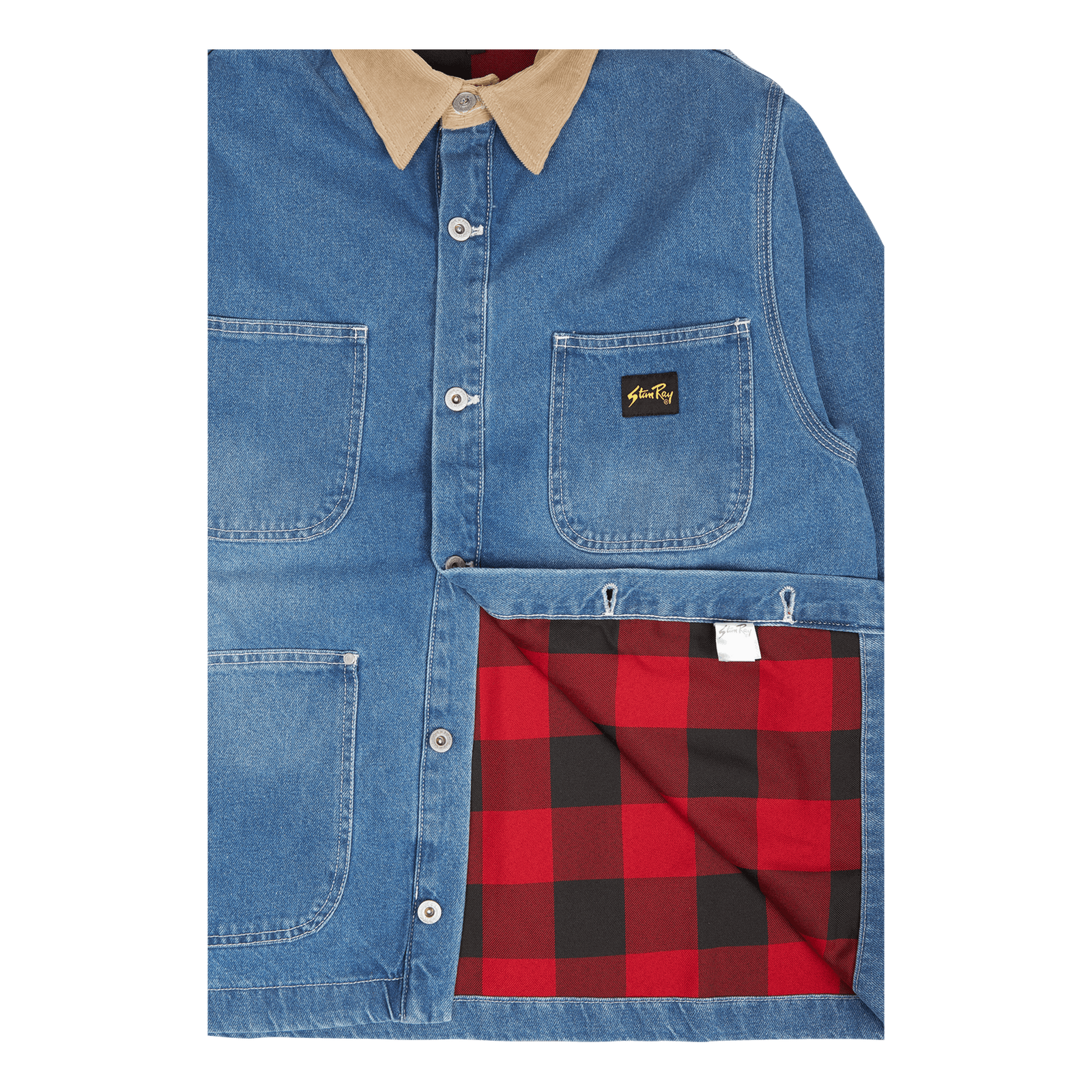 Winter Barn Coat Vintage Stonewashed Denim