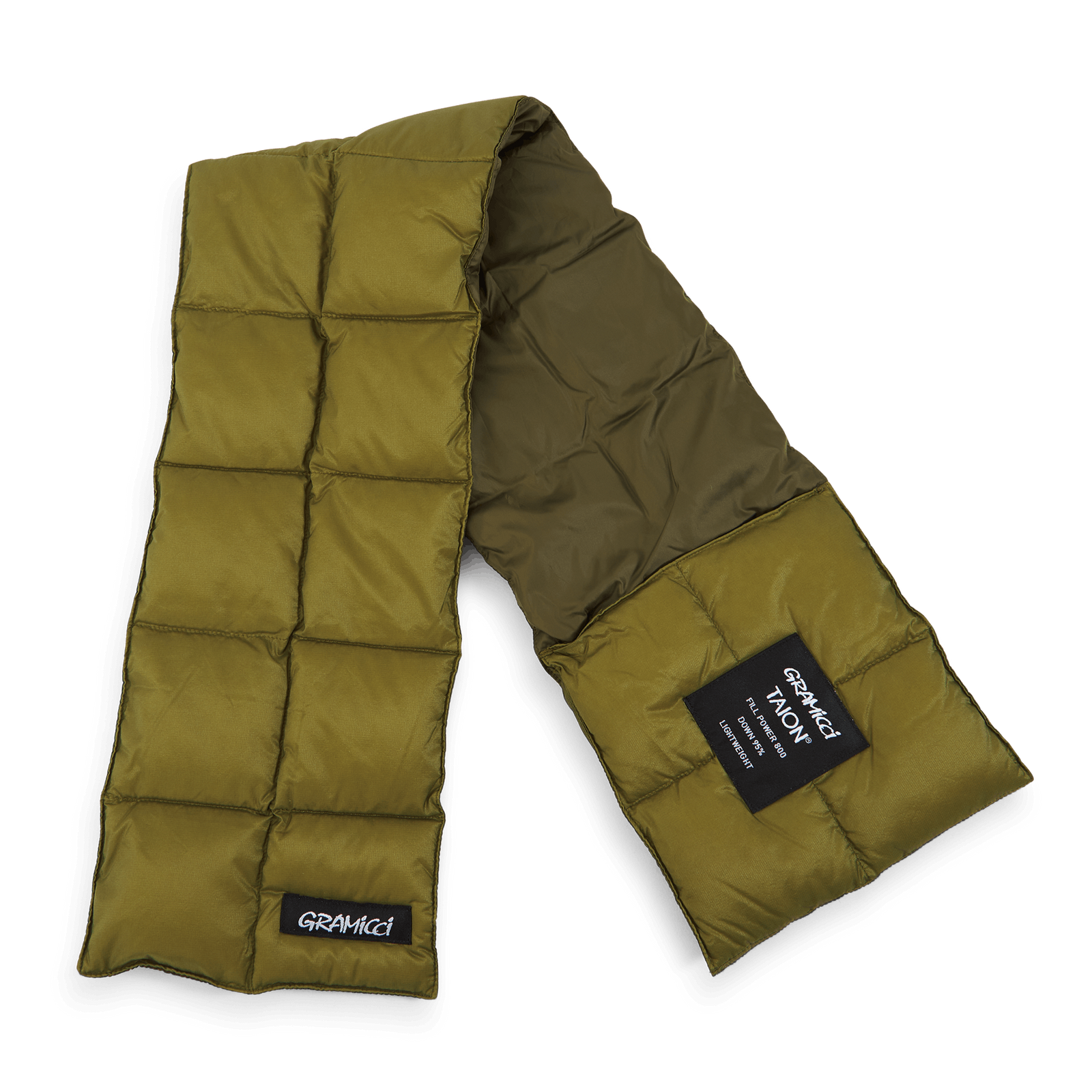 Taion/gramicci Down Scarf Olive