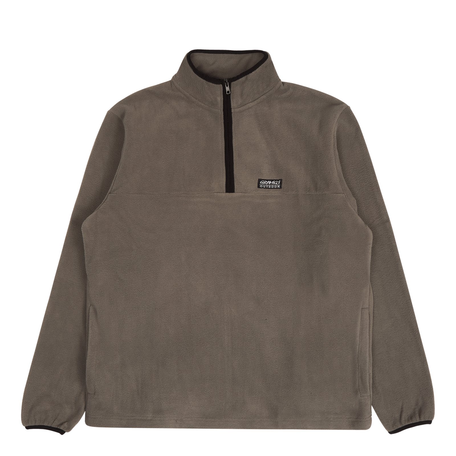 Mock Neck Fleece Grey