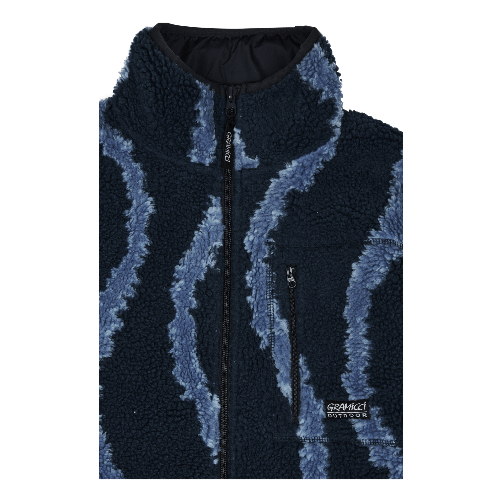 Sherpa Jacket Navy Swirl