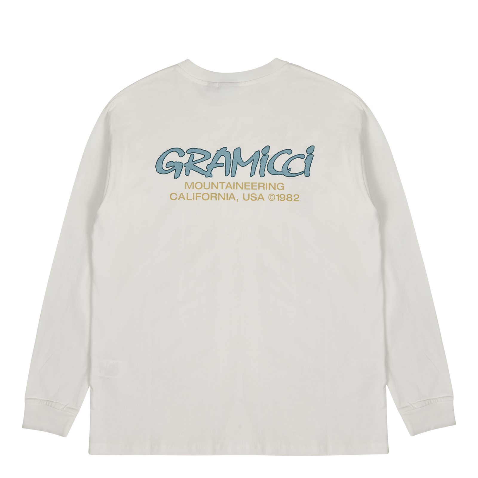 Mountaineering L/s Tee White / Blue