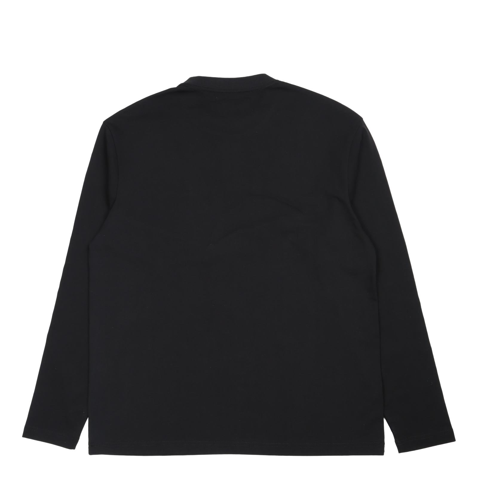 Long Sleeved Double Crew Black