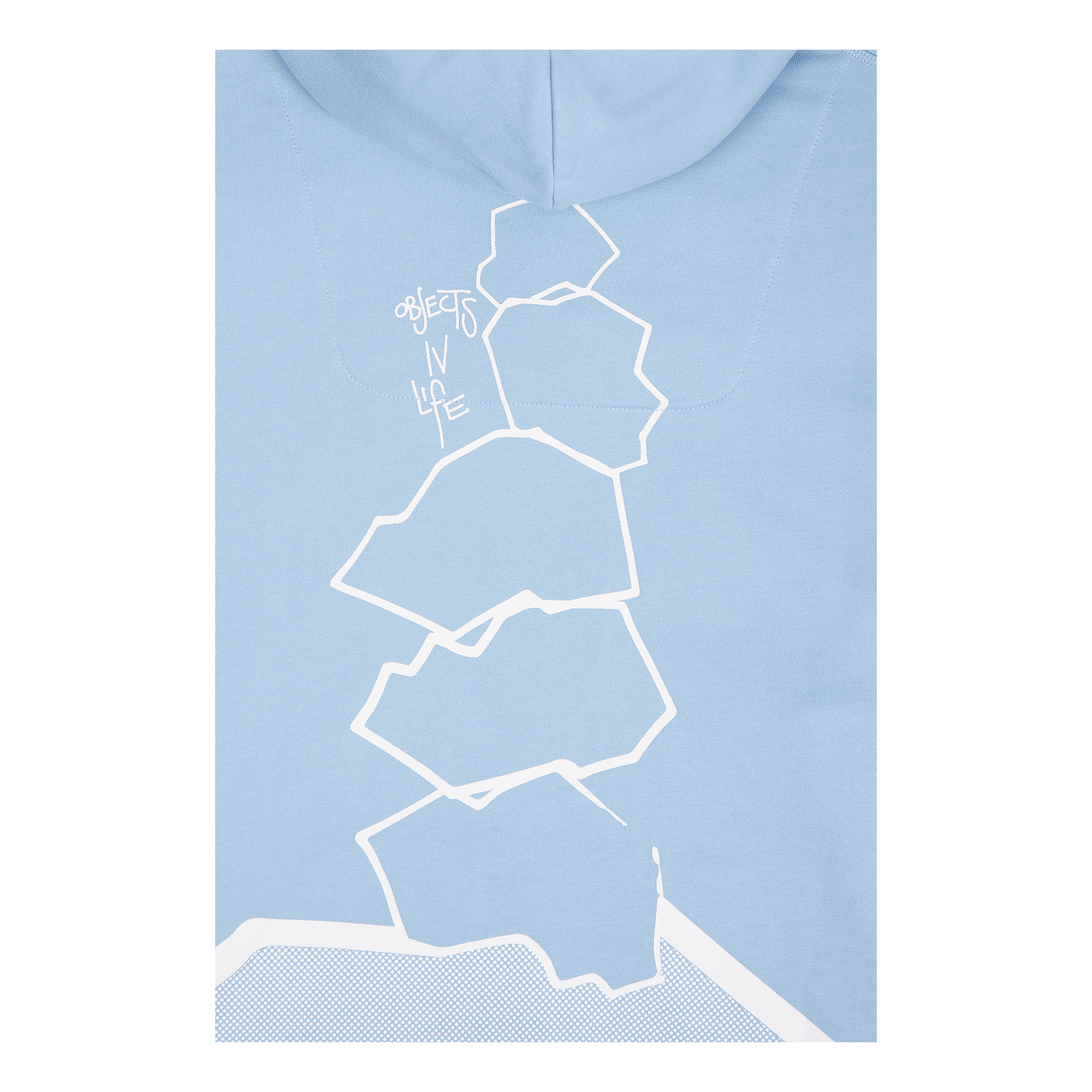 Balance Print Hoody Pop Blue