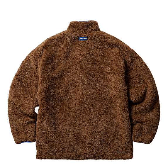 Pile Fleece Jacket Brown