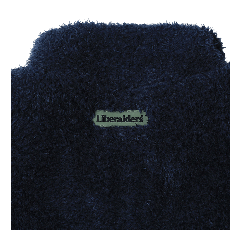 Pile Fleece Jacket Navy