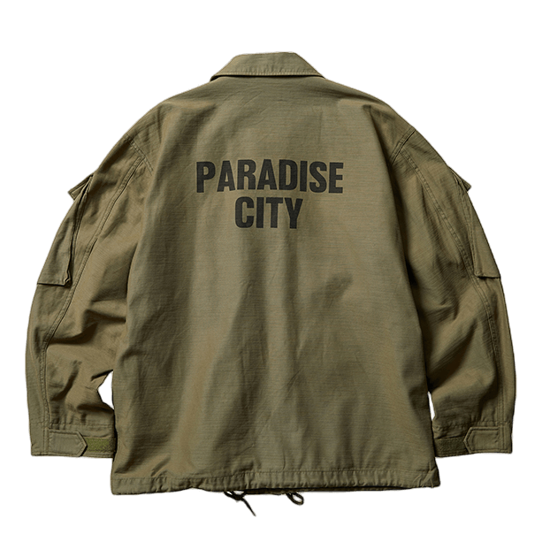 Garmentdyed Tactical Jacket Olive