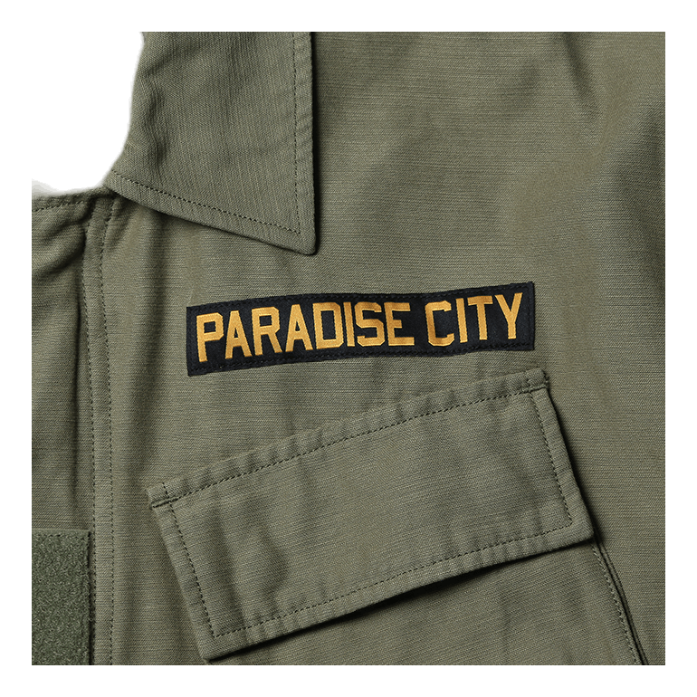 Garmentdyed Tactical Jacket Olive