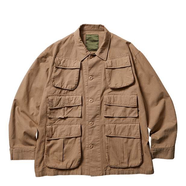 Rip Stop Fatigue Jacket Coyote