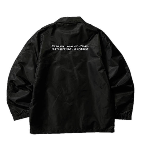 Strife Nylon Coach Jacket Black