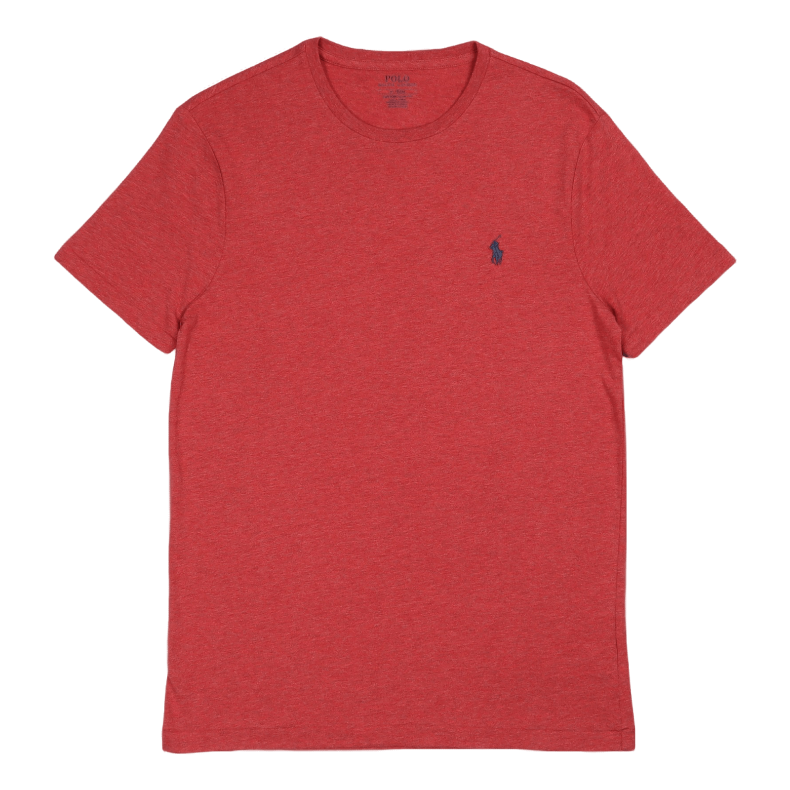 Custom Slim Fit Jersey Crewneck T-Shirt Red/Htr