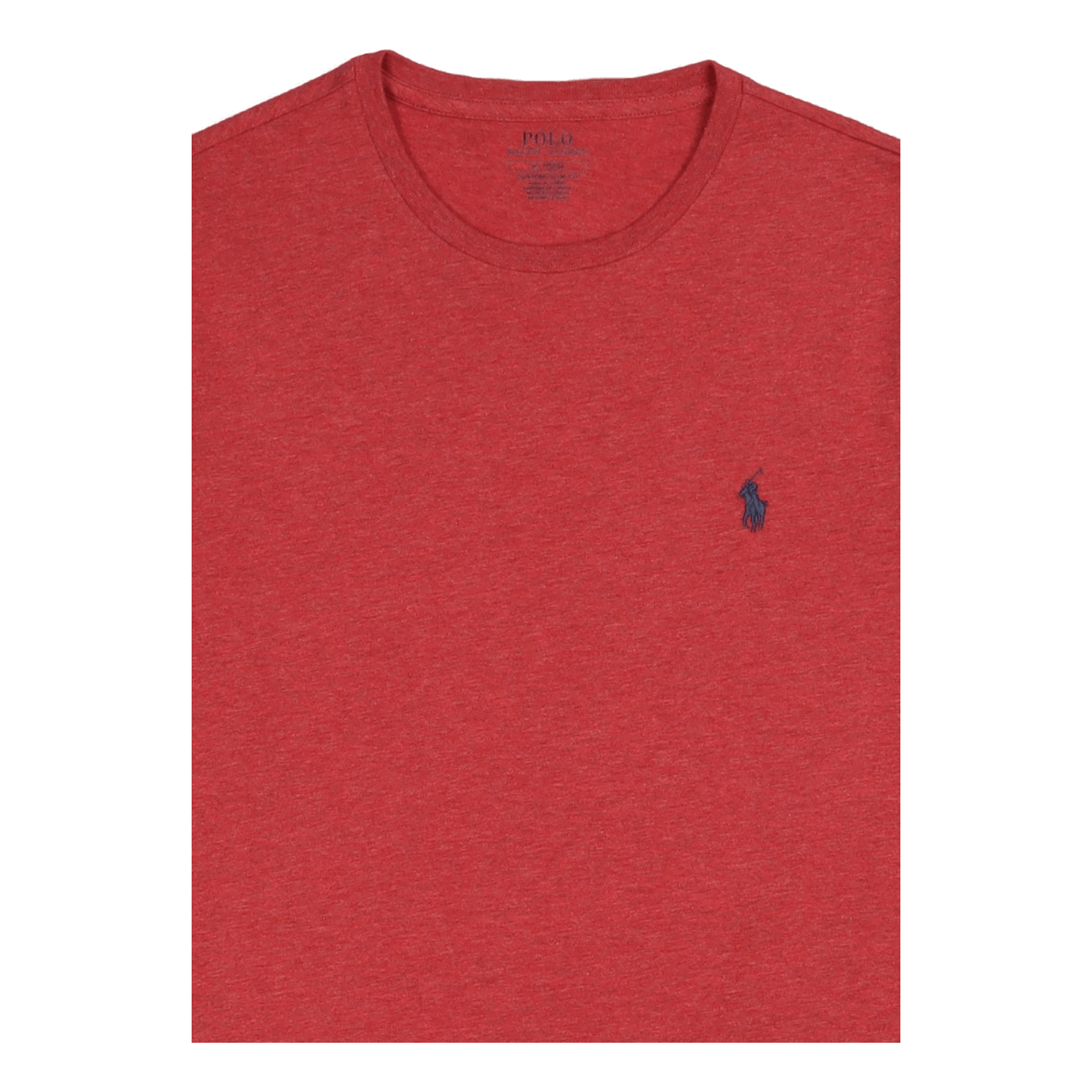 Custom Slim Fit Jersey Crewneck T-Shirt Red/Htr