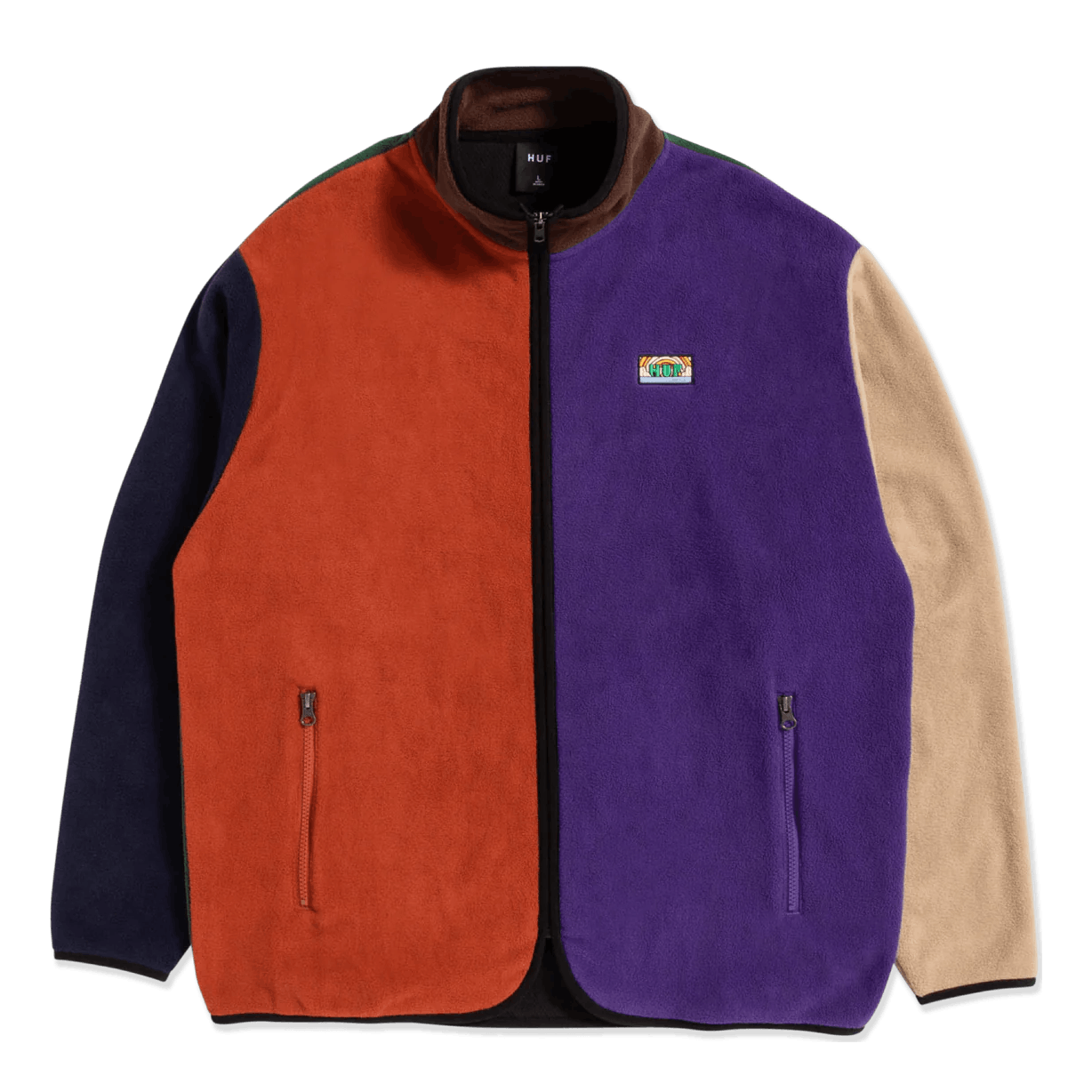 New Day Color Block Tech Fleec Emerald