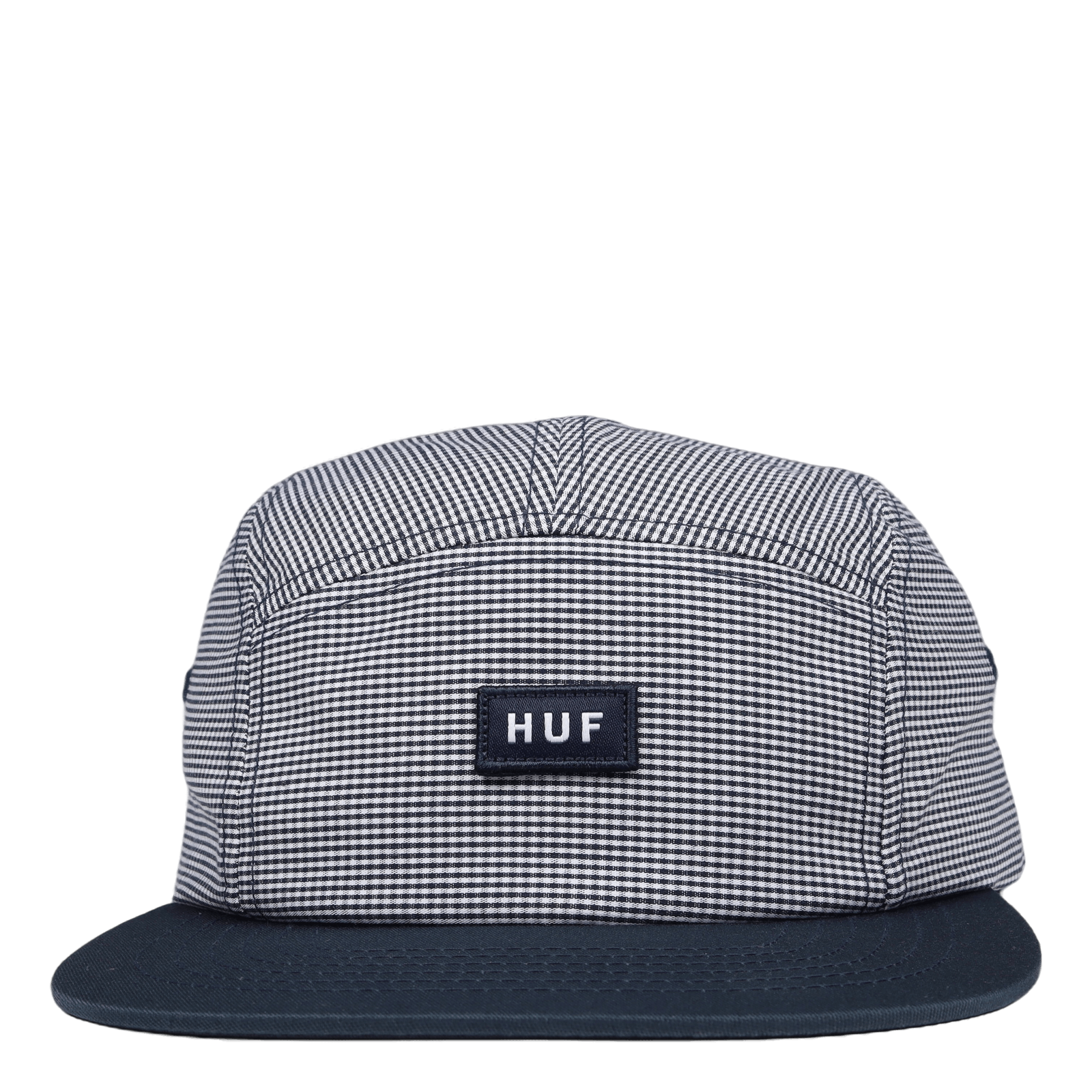 Micro Gingham Box Logo Voley Navy