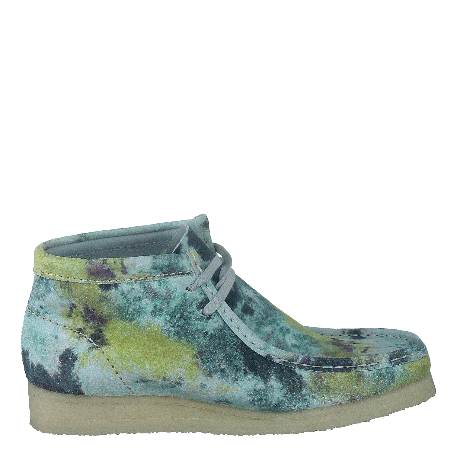 Wallabee Boot. Turquoise Tiedy