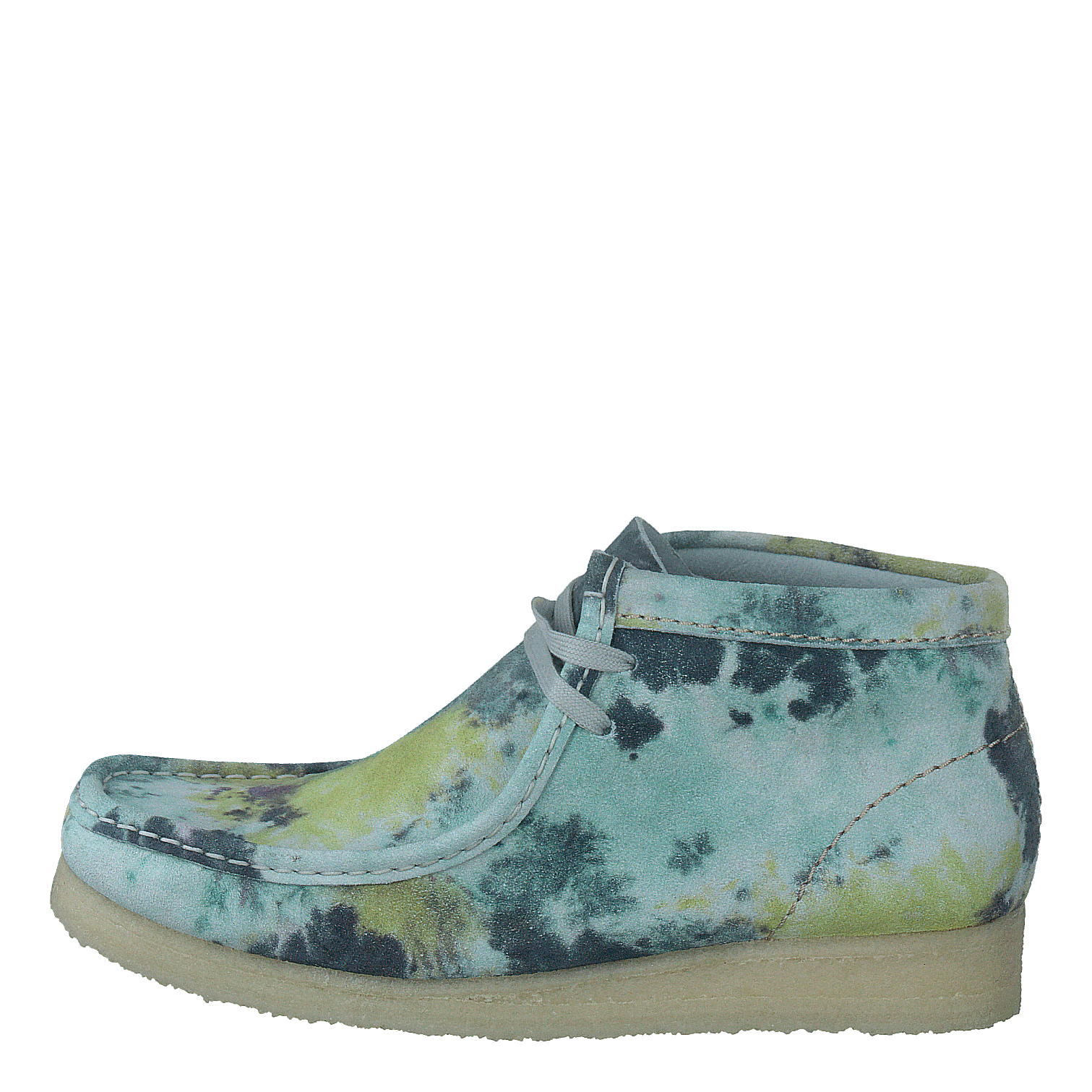 Wallabee Boot. Turquoise Tiedy