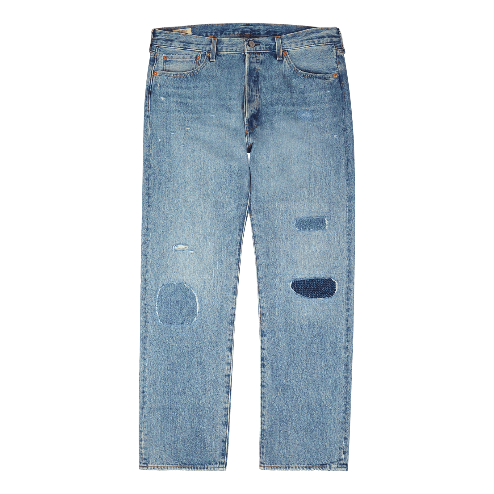 501 Levi's Original Z8102 Light Indigo Destructed