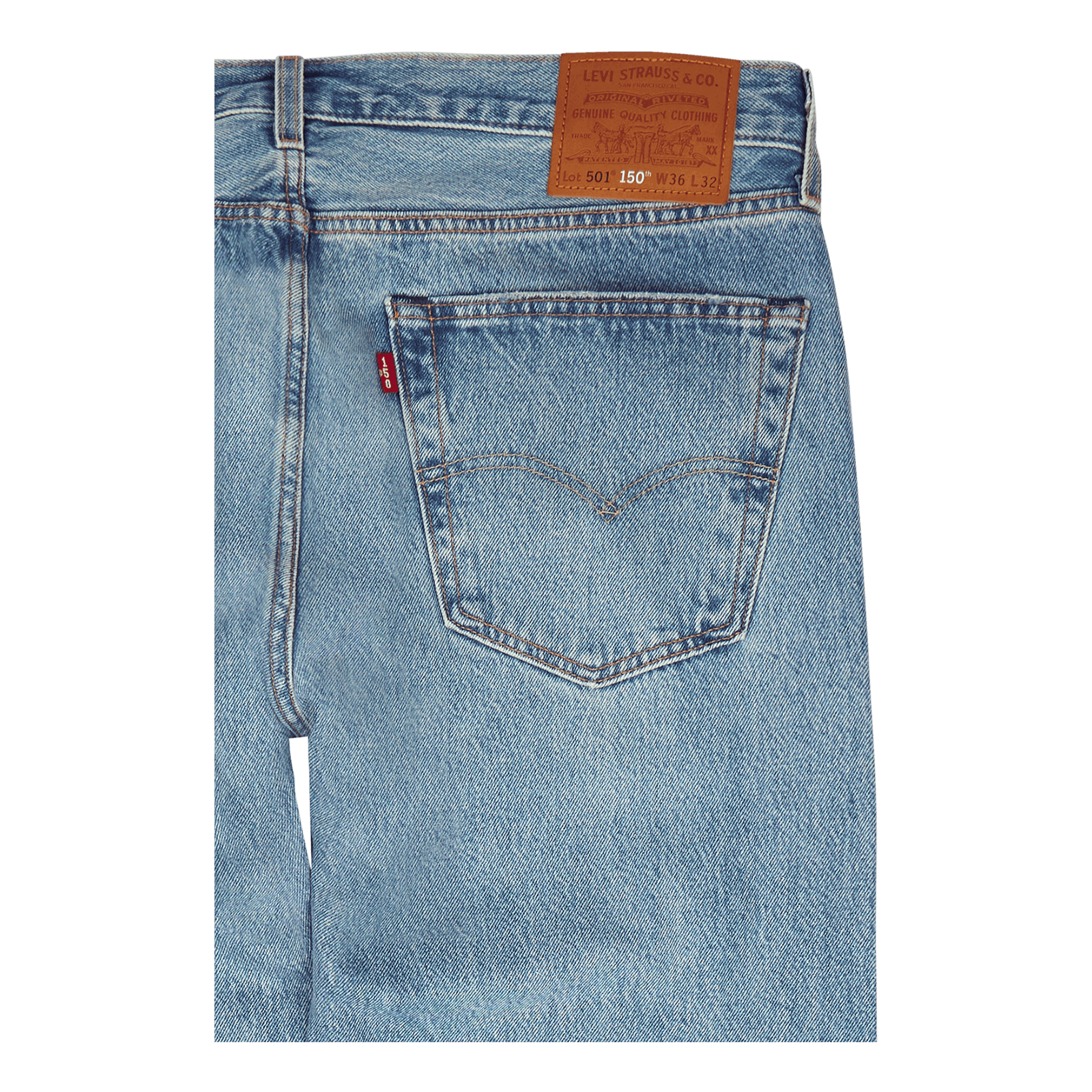 501 Levi's Original Z8102 Light Indigo Destructed