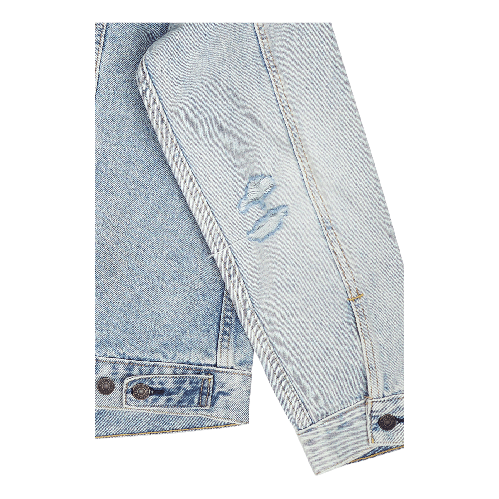 The Trucker Jacket Z8202 Light Indigo Destructed