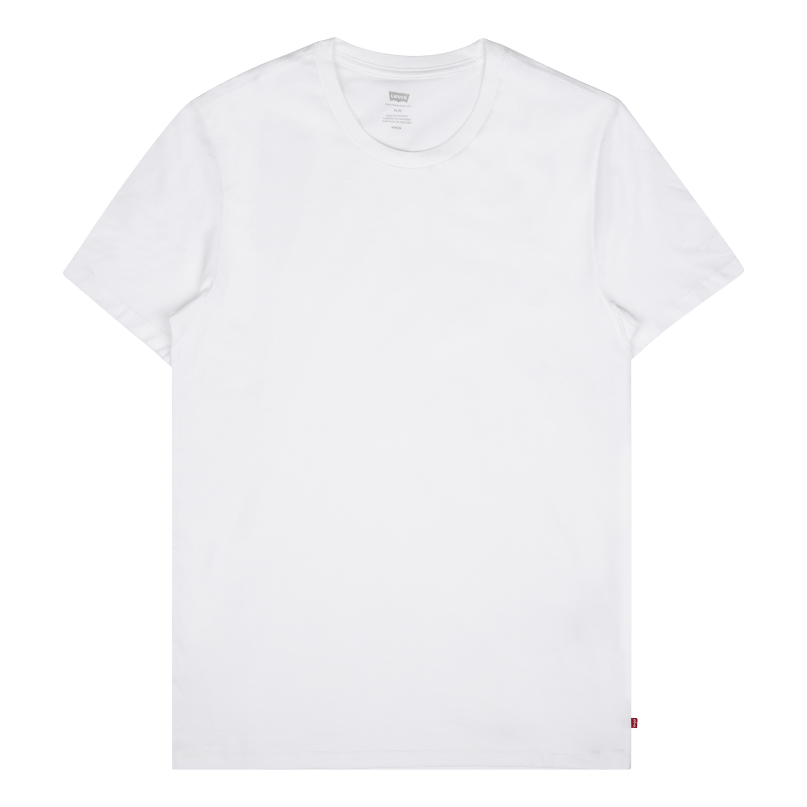 Slim 2pk Crewneck 1 Two-pack Tee White + White