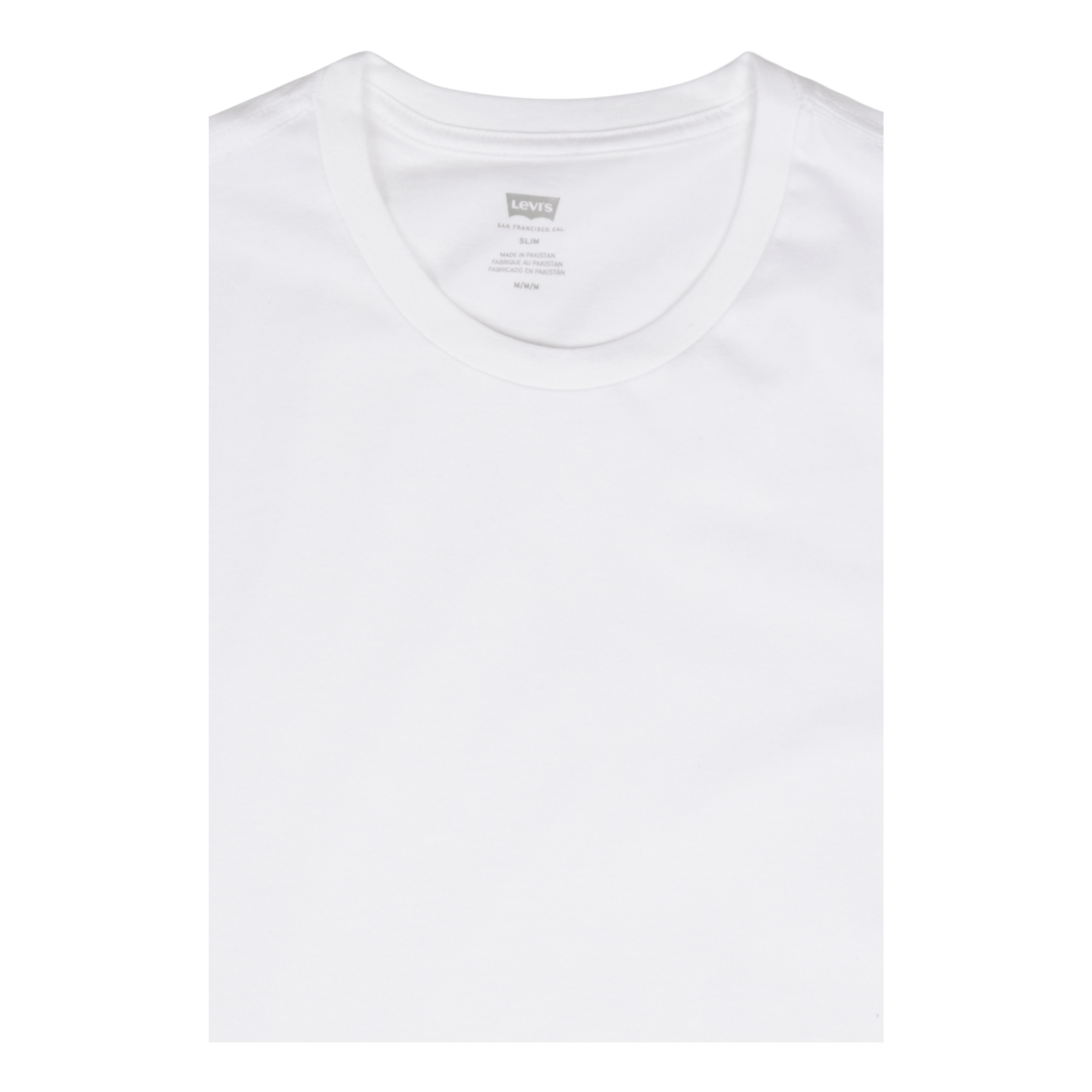 Slim 2pk Crewneck 1 Two-pack Tee White + White