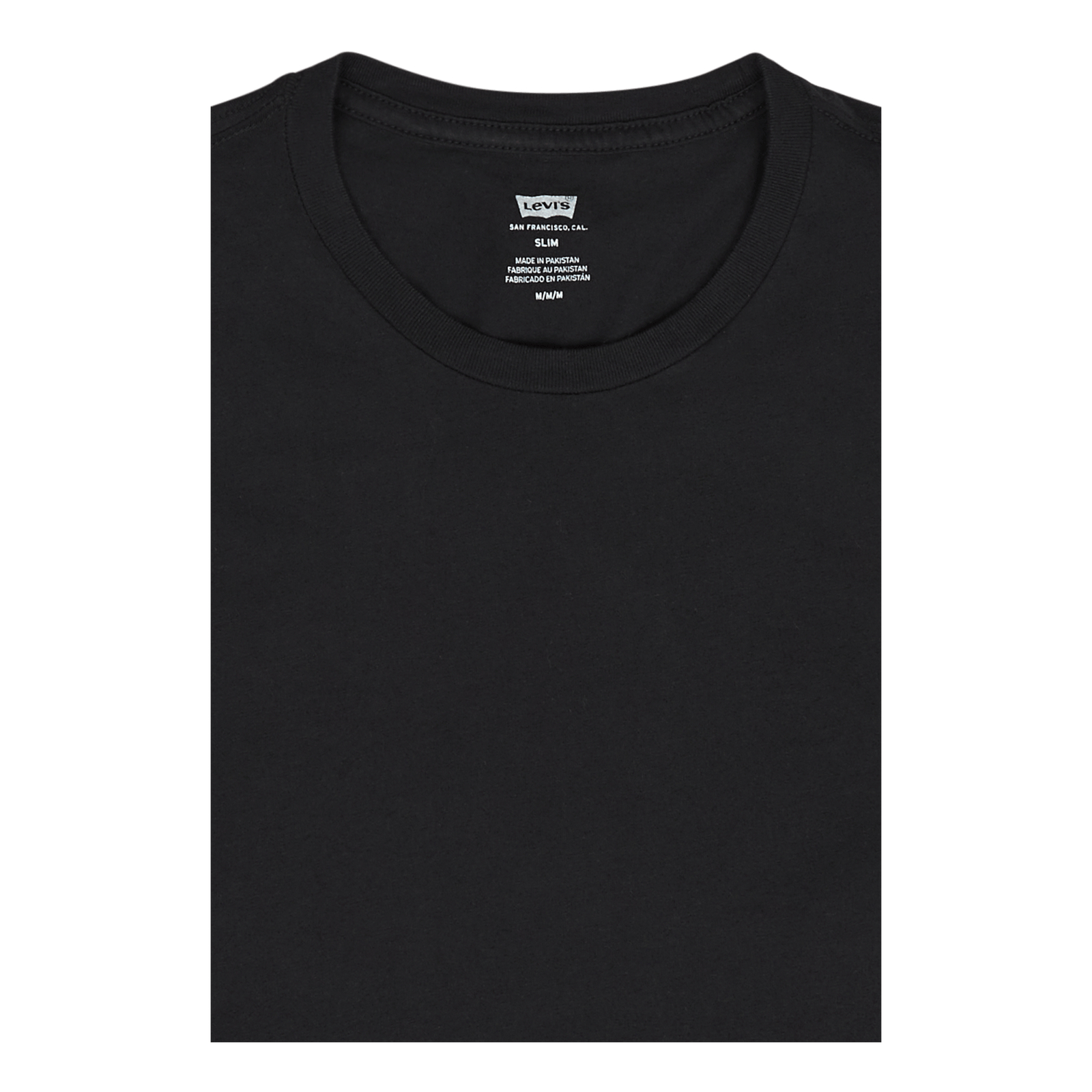 Slim 2pk Crewneck 1 Two-pack Tee Black + Black
