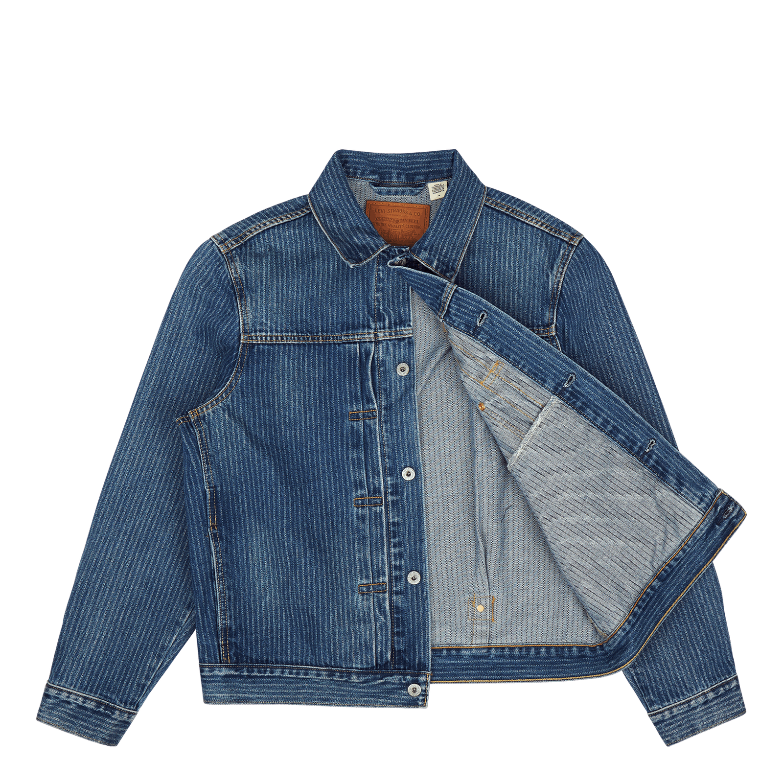 Type I Trucker Z7763 Indigo Pattern