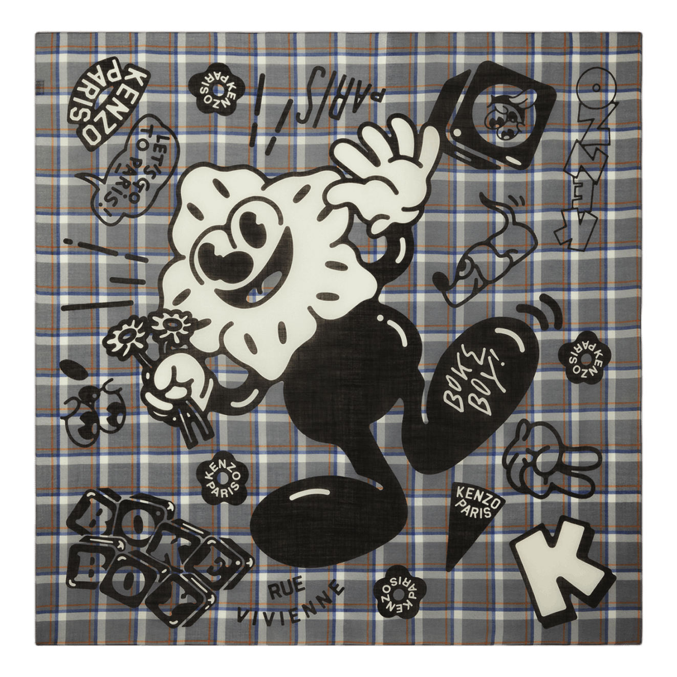 Square Boke Boy Pearl Grey