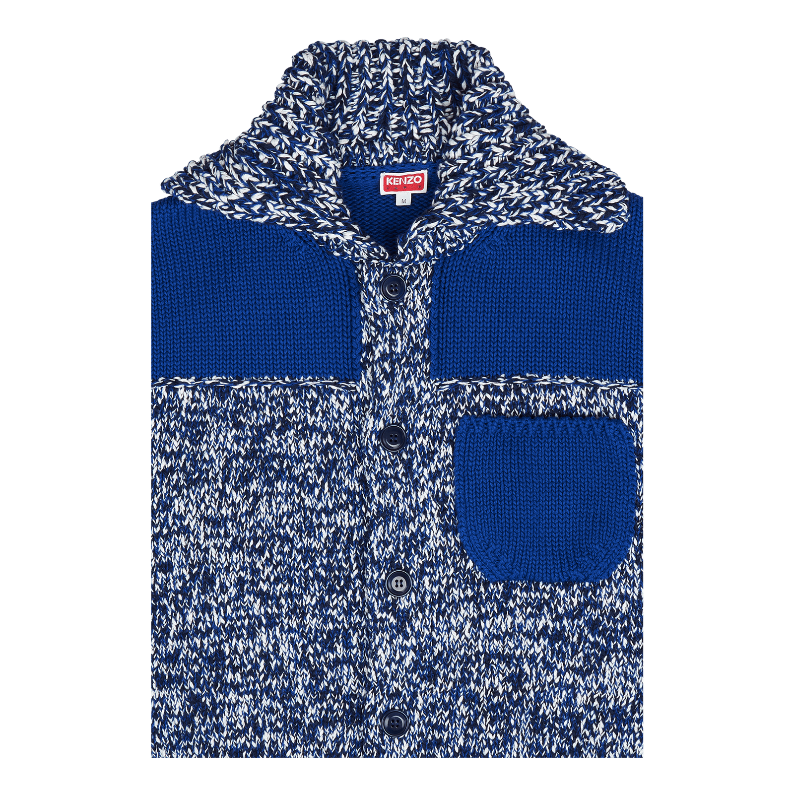 Cardigan Kenzo Paris 3d Midnight Blue