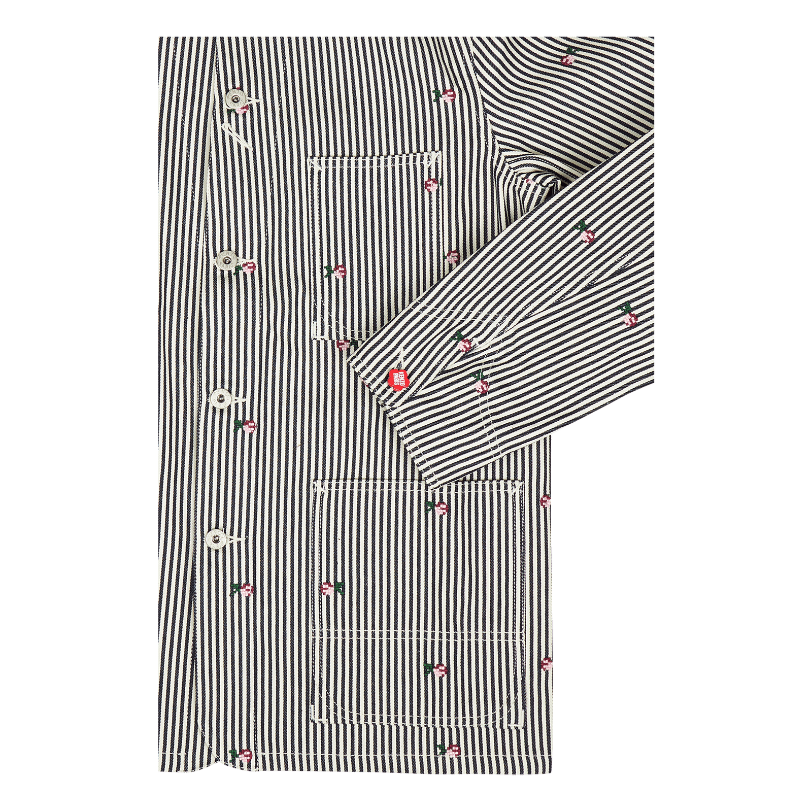 Denim Jacket Kenzo Pixel Rinse Blue Denim