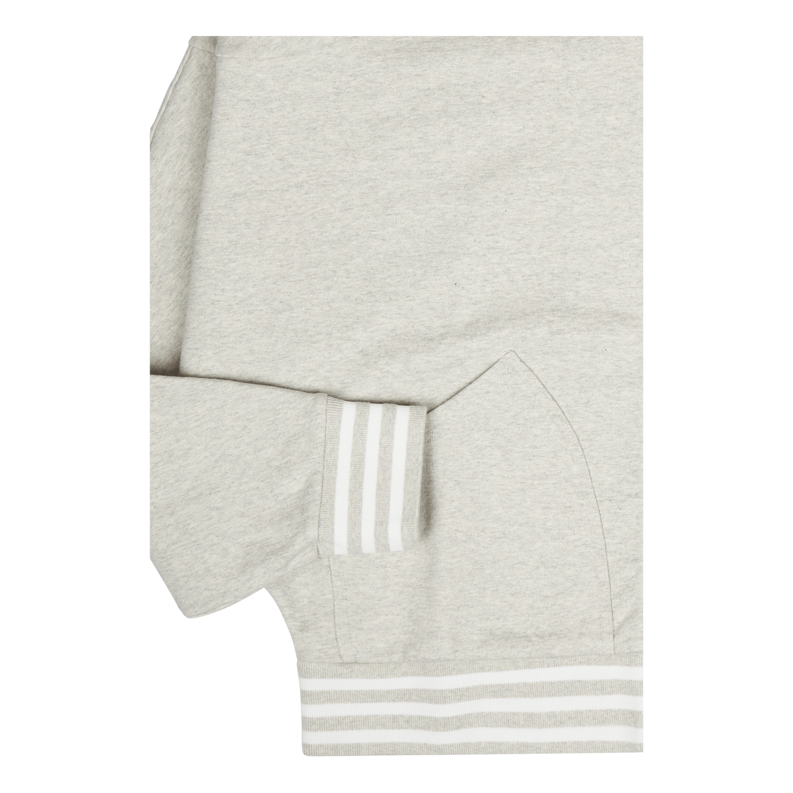 Zip Up Sweatshirt Boke Flower Pale Grey